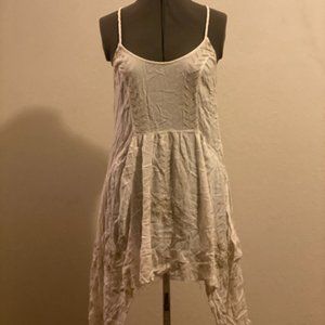 Free People Intimately Cream Handkerchief Dress